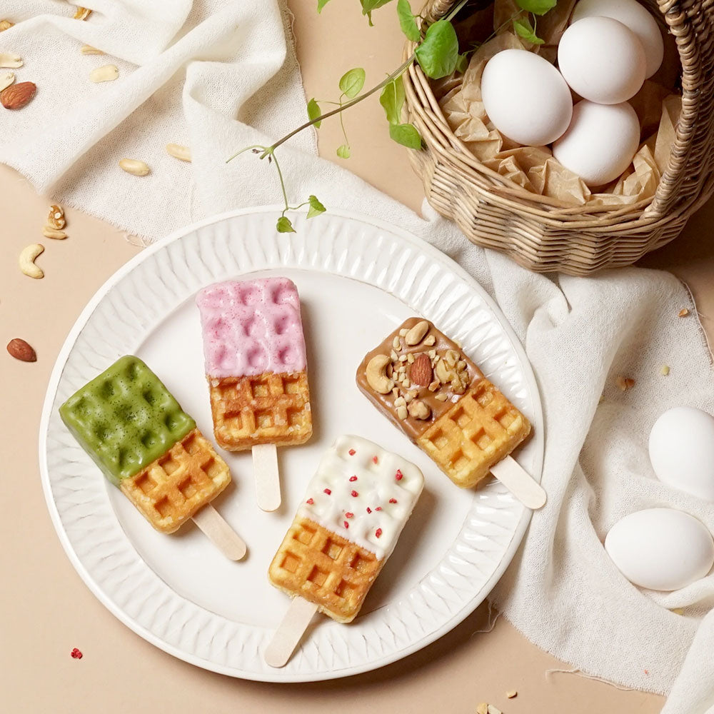 【夏季限定】いろどり京ワッフルボックス+「大人のリッチチョコミント京ワッフル」8本入り 送料無料