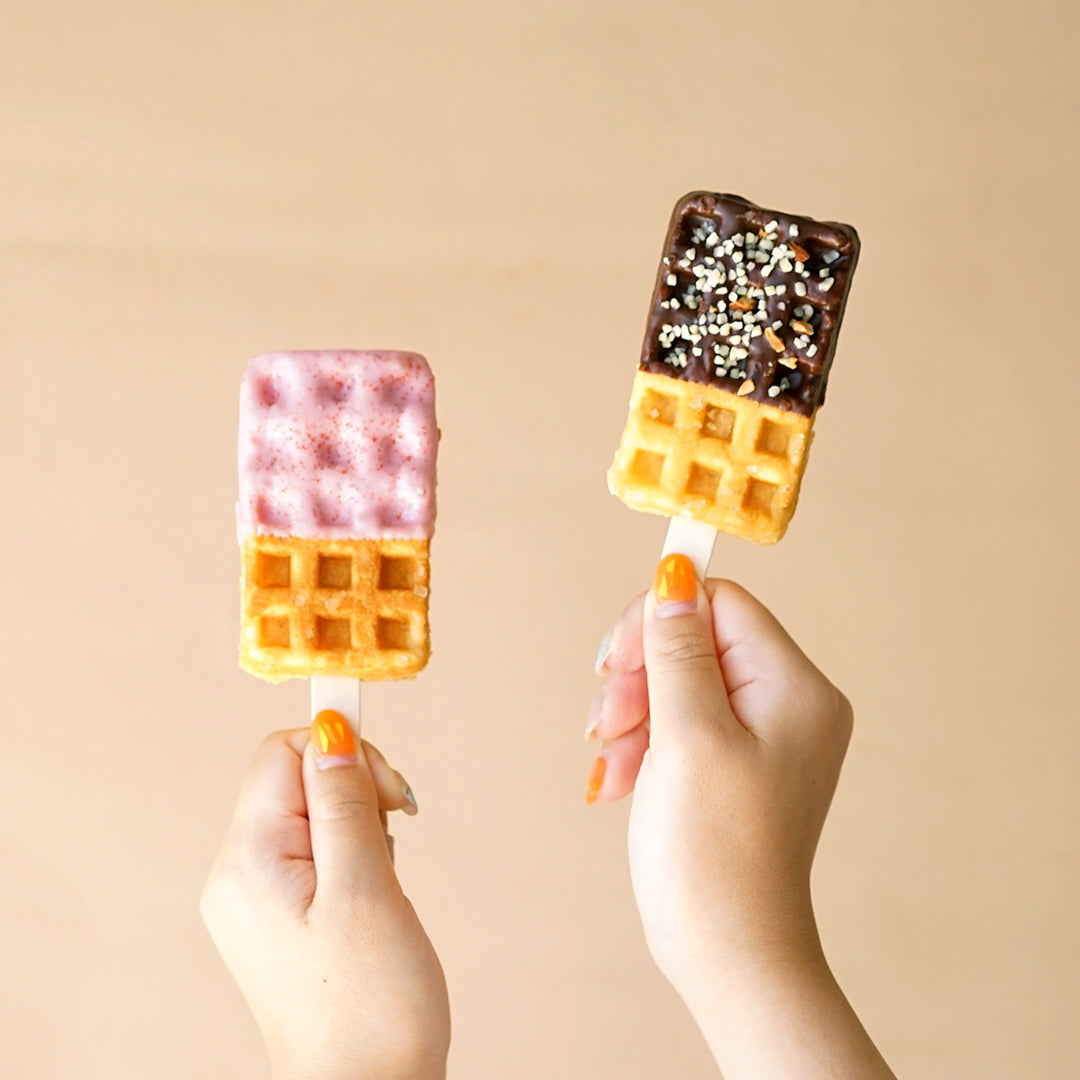 京ワッフル2本入 (チョコナッツ&いちご) 送料無料